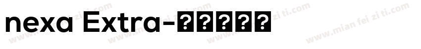 nexa Extra字体转换
